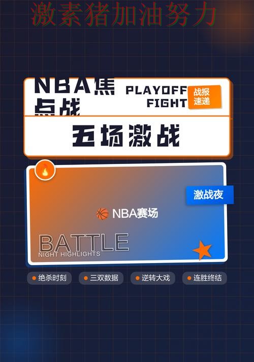 NBA季后赛焦点战爆冷悬念升级